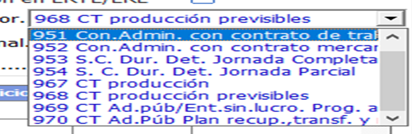 Colectivo incompatible con tipo de contrato 502: aspectos a tener en cuenta