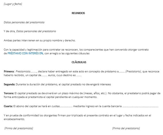 Todo lo que necesitas saber sobre el contrato privado de pr&eacute;stamo de dinero